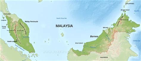physical features of malaysia