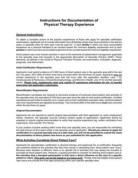 Physical Therapy Group Treatment Documentation Examples