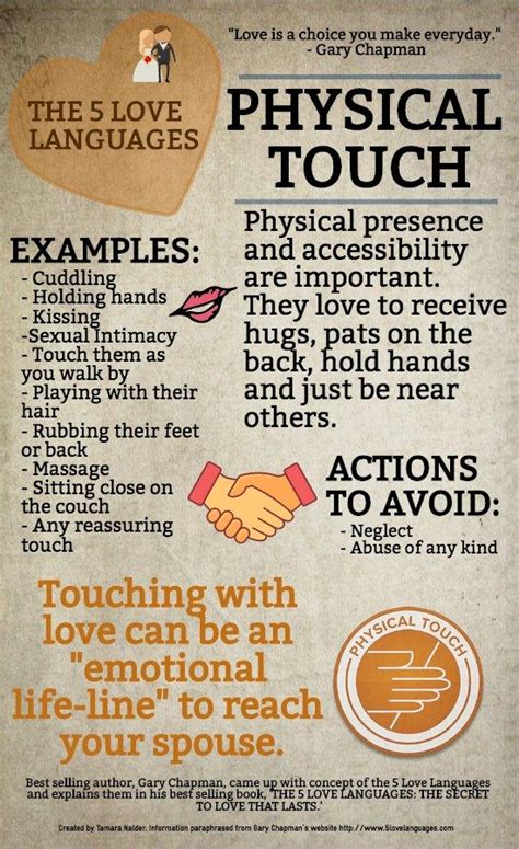 physical touch love language meaning