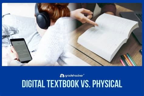 Physical Vs Digital Textbooks