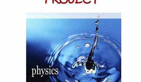 Acknowledgement For Physics Project | Study in Progres