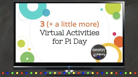Pi Day Virtual Activities