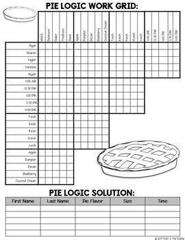 Pi Logic Work Grid Answers