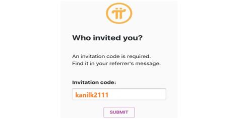 pi network invitation code