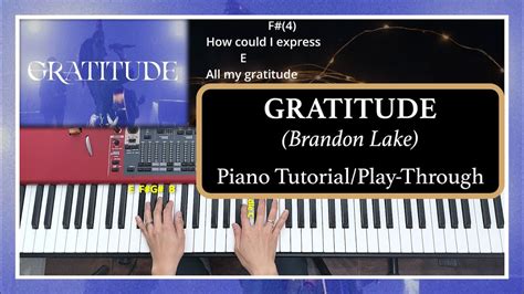 piano chords for gratitude