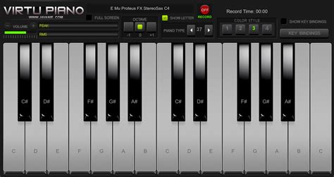 Piano Keyboard Simulator