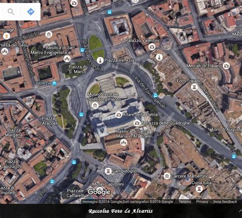 piazza venezia roma google maps