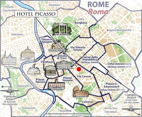 piazza venezia roma mappa