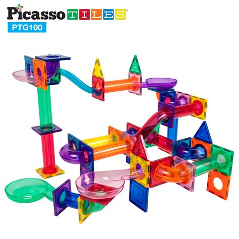 Picasso Tiles 2 in 1 Marble Run Car Race Safety and Durability