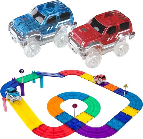 Picasso Tiles 2 in 1 Marble Run Car Race Stem Learning Through Play