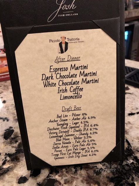 Piccolo Doylestown Menu