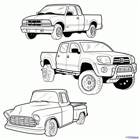 Pick Up Truck Coloring Pages