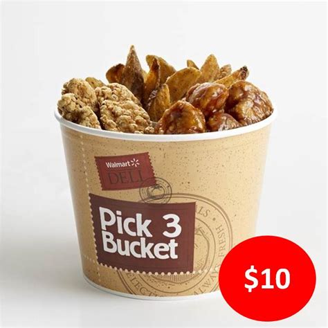 pick 3 bucket walmart