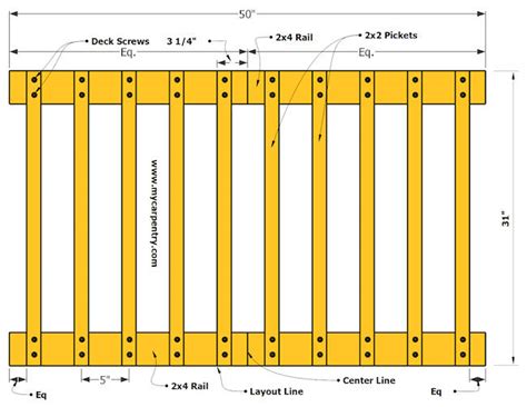 Picket Railing Spacing