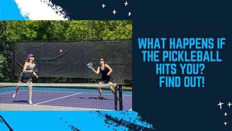 Pickleball Ball Hits Post