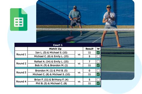 Pickleball Doubles Round Robin