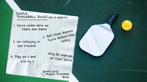 Pickleball Paddle Rules