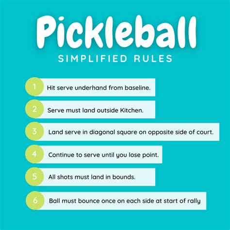 Pickleball Rules Middle School
