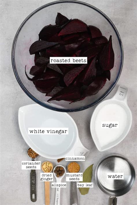 Pickled Beets Ingredients