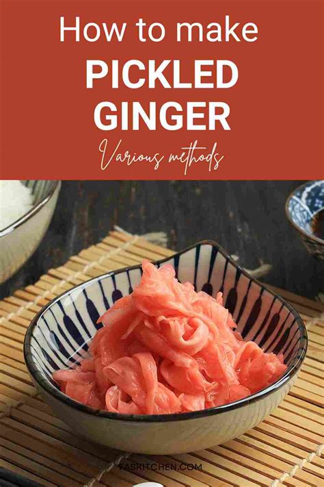 pickled ginger without aspartame