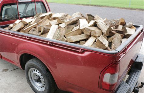 Pickup Truck Load Of Camping Firewood For Sale In Newport Oregon