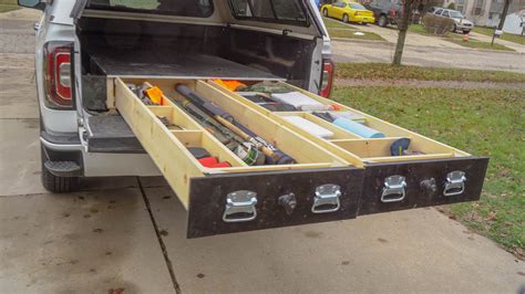 pickup bed drawer