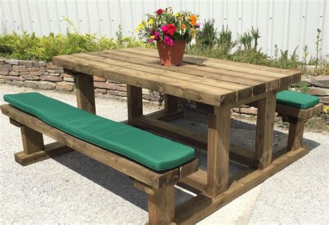 Enhance Your Outdoor Comfort with Stylish Picnic Bench Cushions - Shop Now