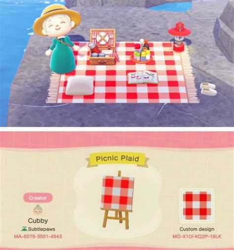 Picnic Blanket Acnh Qr Code