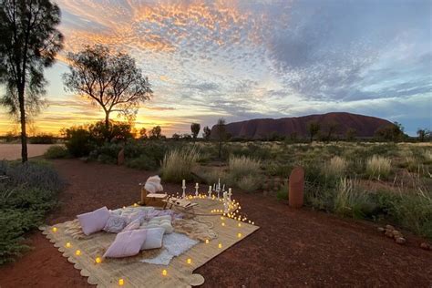 picnic breakfast at Uluru