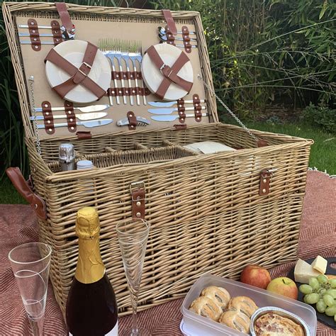 Picnic Hamper With Plates