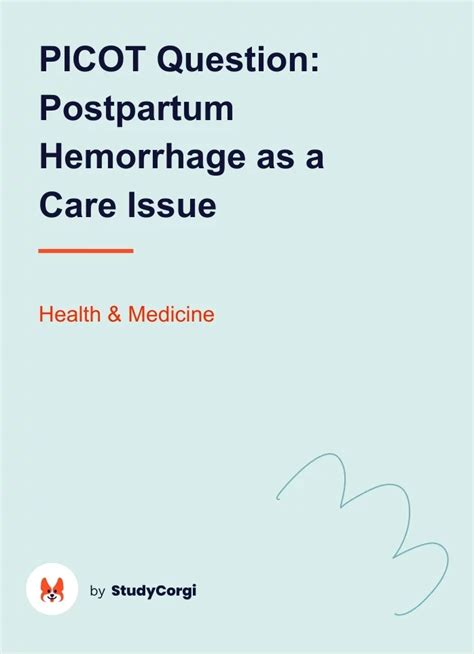 picot question for postpartum hemorrhage