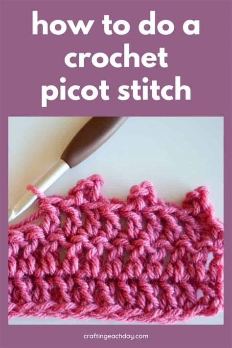 picot stitch crochet instructions