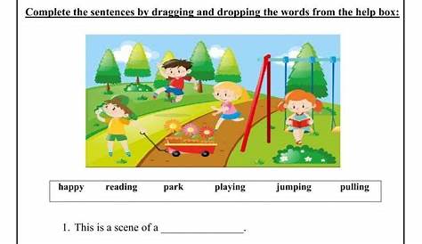Picture composition online worksheet for HINDI 2. You can do the