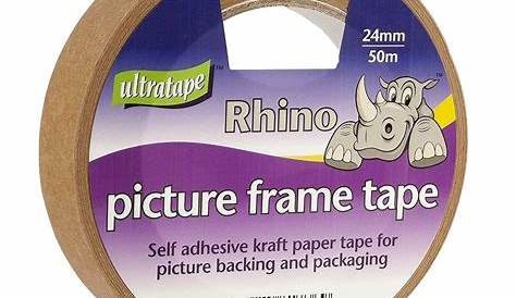 Brown Framing Tape - 38mm (1.5") x 50m - 3 Pack - Dyrom from CraftyArts