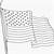 picture of american flag to color