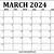 picture of march calendar