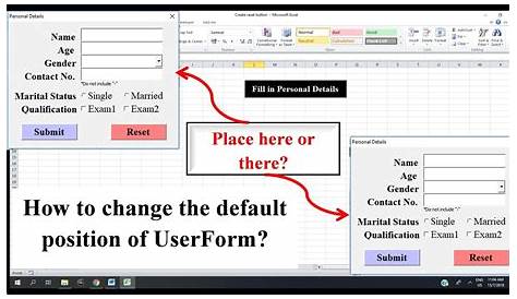 Picture Position Vba Solved Userform show On Cursor VBA Excel