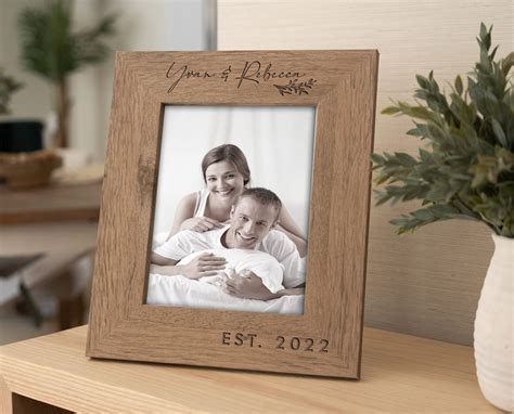 Picture Frame Engraved Personalized