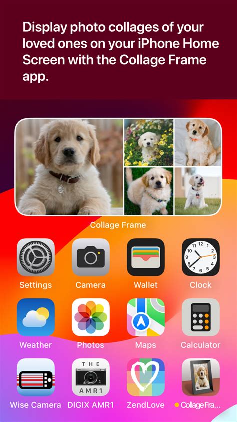 Picture Frame Widget Iphone
