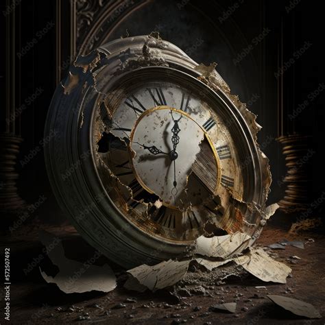 Picture Of A Broken Clock