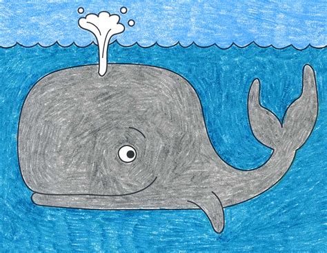 picture of a whale drawing