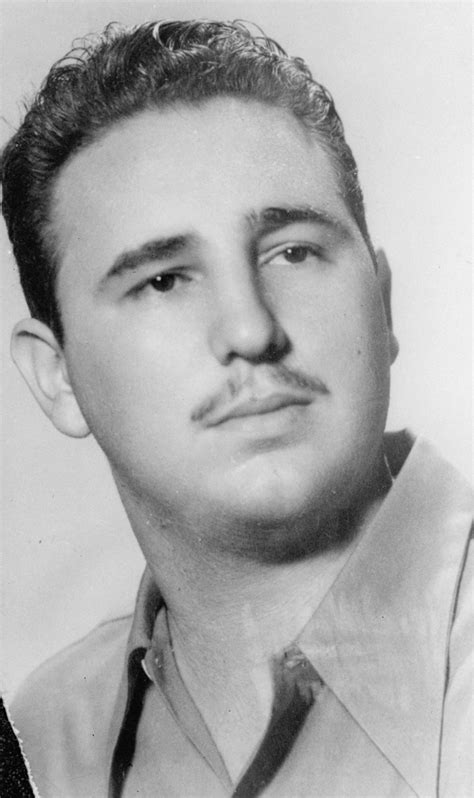 picture of a young fidel castro