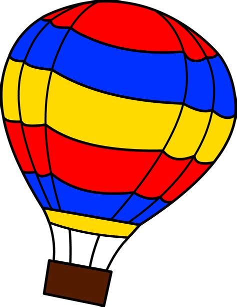 picture of air balloon clipart