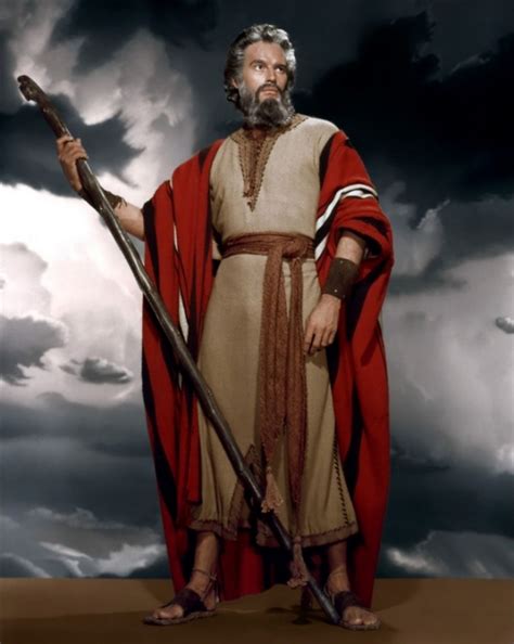 picture of charlton heston as moses