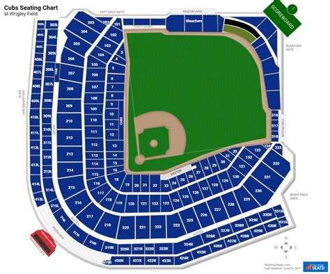 picture of chicago cubs seating