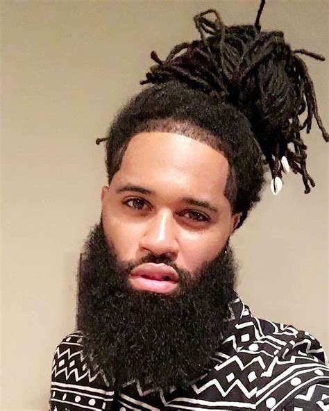 picture of guy with dreads and beard