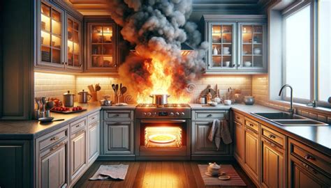 Picture Of Kitchen Fire