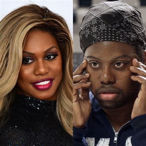 picture of laverne cox and her twin brother