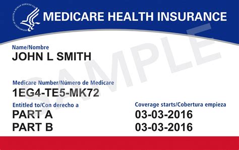 picture of medicare card examples