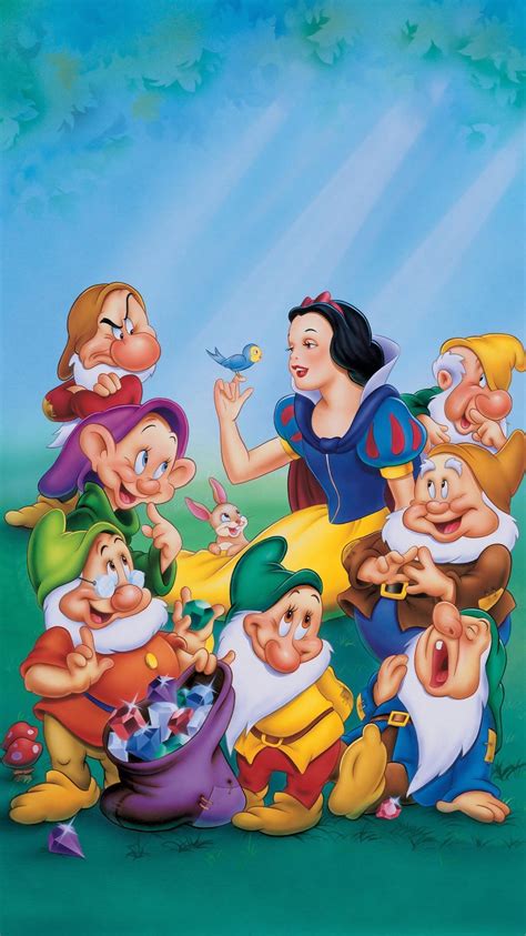picture of snow white and 7 dwarfs